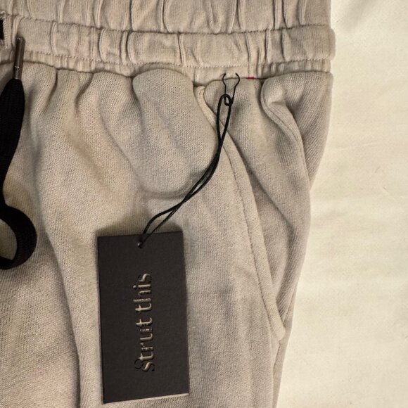 STRUT THIS Sweatpants, Khaki, Black, Size XS. Ribbing at waist & Ankle NWT - Picture 7 of 7